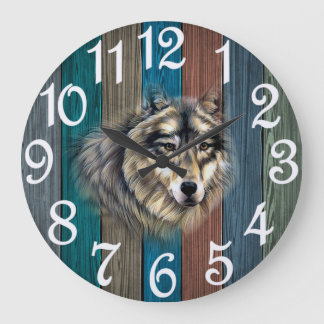 Rustieke Wolf Grote Klok