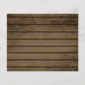 Rustieke Wood Lights Raad eens wie spel Flyer (Achterkant)