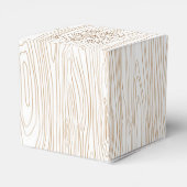 Rustieke Woodgrain bruiloft gunst box Bedankdoosjes (Achterkant)