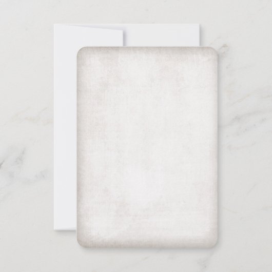 Rustieke Woodland Beer bruiloft RSVP (Achterkant)