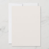 Rustieke Woodland Bloom Wedding Kaart (Achterkant)