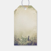 Rustieke Woodland bruiloft dank u - NAVY Cadeaulabel (Achterkant)