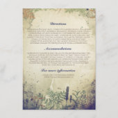 Rustieke Woodland bruiloft informatie / details Informatiekaartje (Voorkant)