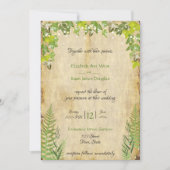 Rustieke Woodland Ivy Lights, bruiloft uitnodiging (Voorkant)