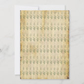 Rustieke Woodland Ivy Lights, bruiloft uitnodiging (Achterkant)