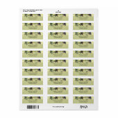 Rustieke Woodland Lights Etiket (Full Sheet)