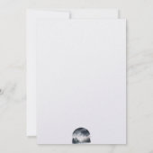 Rustieke Woodland Pine Forest Winter Save the Date Kaart (Achterkant)