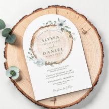 Rustieke Woodland Sage Waterverf bloemenbruiloft