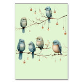 Rustieke Woodland Tortelduifjes Romantische bruilo Kaart (Achterkant)