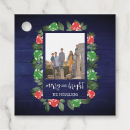 Rustieke Woodland Whimsical Mushrooms Kerstmis Bedankjes Labels