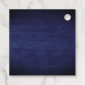 Rustieke Woodland Whimsical Mushrooms Kerstmis Bedankjes Labels (Achterkant)