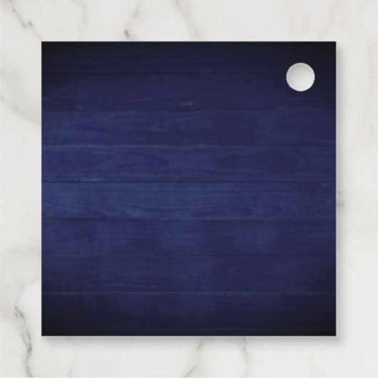 Rustieke Woodland Whimsical Mushrooms Kerstmis Bedankjes Labels (Achterkant)