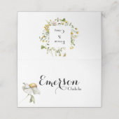 Rustieke Woodland Zomer Wildflower Bloom Meadow Plaatskaartje (Buitenkant ongevouwen)