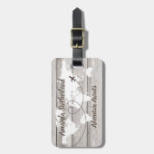 rustieke Woord Kaart Avontuur wachten Aangepaste n Bagagelabel (Voorkant verticaal)