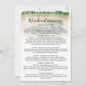 Rustieke Wyoming bestemming huwelijksreis Kaart (Achterkant)