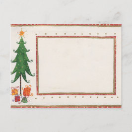 rustieke  x-mas uitnodiging