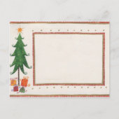 rustieke  x-mas uitnodiging (Voorkant)