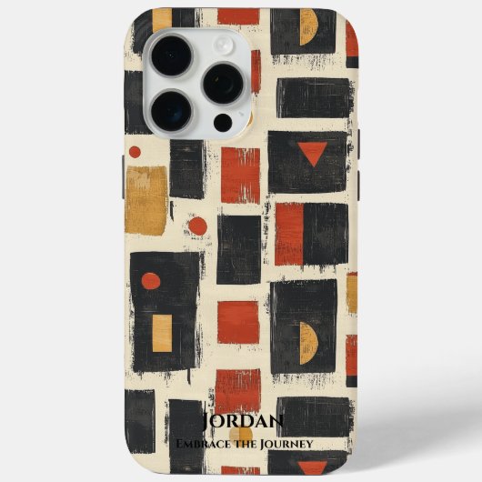Rustieke Zambiaanse Batik - moderne tribale kunst Case-Mate iPhone Case (Achterkant)