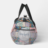 Rustieke Zeemeermin Sagen Valse Patchwork Monogram Plunjezak (Rechts)