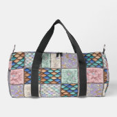 Rustieke Zeemeermin Sagen Valse Patchwork Monogram Plunjezak (Achterkant)