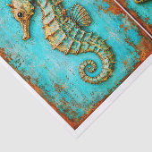 Rustieke Zeepaard Octopus Schildpad Set RS2L Decou Tissuepapier (Detail)