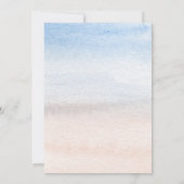 Rustieke Zeeschelpen Ocean Zee Zomer Strand Bruilo Kaart (Achterkant)