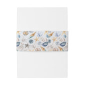 Rustieke Zeeschelpen Ocean Zee Zomer Strand Bruilo Uitnodigingen Wikkel (Achterkant Voorbeeld)