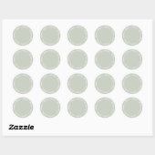 Rustieke Zelfgemaakte Jam Canning Green Schrijf op Ronde Sticker (Vel)