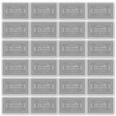 Rustieke zelfgemaakte sojakaars labels 24x donkerg (Voorkant)