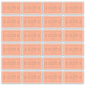 Rustieke zelfgemaakte sojakaarsetiketten 24x Sinaa Sticker (Voorkant)