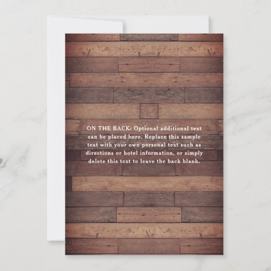 Rustieke zoete 16 Herfst bloemblaadjes 16e verjaar Kaart (Achterkant)