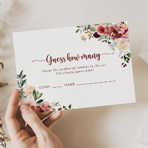 Rustieke zomer bloemenraad hoeveel spel Kaart Visitekaartje