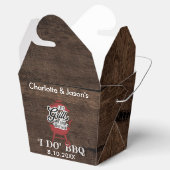 Rustieke zomer verlovingsfeest I Do BBQ Bedankdoosjes (Geopend)