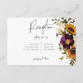 Rustieke Zomer Zonnebloemen Bourgondië Bloemen Rec Informatiekaartje (Voorkant)