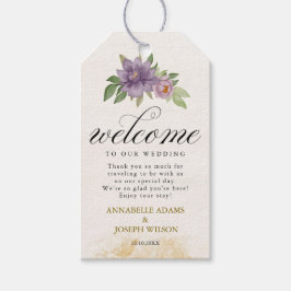 Rustieke zomerse esthetiek Wilde bloemen Bruiloft Cadeaulabel