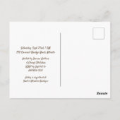 Rustieke Zonnebloem Baby shower Invitation | Jonge Briefkaart (Achterkant)