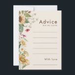 Rustieke Zonnebloem Beige Bruiloft Advies Kaart<br><div class="desc">Deze rustieke zonnebloem beige bruiloft advies kaarten ontwerp Kenmerken zonnebloemen, wilde bloemen, en -geïnspireerde bloemenelementen op een neutrale beige achtergrond. Dit ontwerp biedt een eenvoudige maar boeiende esthetiek die perfect is voor uw herfst- of zomerviering. Verken ons collectie vandaag en doordrenk uw bruiloft met de tijdloze allure van rustieke zonnebloem...</div>