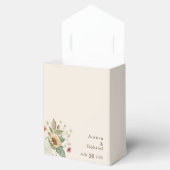 Rustieke Zonnebloem Beige Bruiloft Dank u Bedankdoosjes (Geopend)