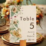 Rustieke Zonnebloem Beige Bruiloft Tafel Nummer Ka Kaart<br><div class="desc">Deze rustieke zonnebloem beige trouwtafel nummer kaart ontwerp Kenmerken zonnebloemen, wilde bloemen, en -geïnspireerde bloemenelementen op een neutrale beige achtergrond. Dit ontwerp biedt een eenvoudige maar boeiende esthetiek die perfect is voor uw herfst- of zomerviering. Verken ons collectie vandaag en doordrenk uw bruiloft met de tijdloze allure van rustieke zonnebloem...</div>