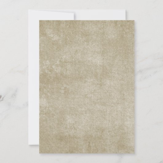 Rustieke Zonnebloem Bloemen Geometrische Bruiloft Kaart (Achterkant)