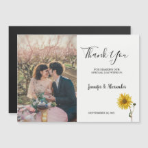 Rustieke zonnebloem bloemenfoto Dank u