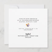 Rustieke Zonnebloem Bruid Foto Vrijgezellenfeest S Kaart (Achterkant)