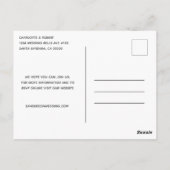 Rustieke Zonnebloem bruiloft uitnodiging met RSVP (Achterkant)