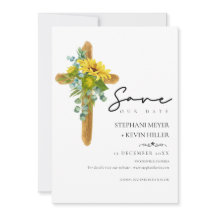 Rustieke Zonnebloem Christelijk Cross Bourgondisch