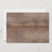 Rustieke Zonnebloem Daisy Verjaardagsfeest Kaart (Achterkant)