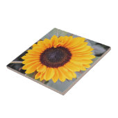 Rustieke Zonnebloem Decoratieve Tegel Tegeltje (Zijkant)