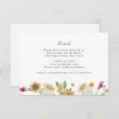 Rustieke Zonnebloem Detailkaart Kaart (Voorkant / Achterkant)