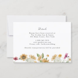 Rustieke Zonnebloem Detailkaart Kaart