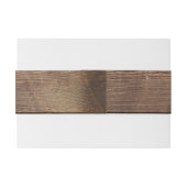 Rustieke Zonnebloem en Rode Rozen Bloemen Buik Ban Uitnodigingen Wikkel (Achterkant Voorbeeld)