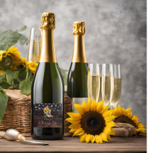 Rustieke Zonnebloem Houten Lichten Proost